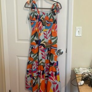 THML midi tropical color dress